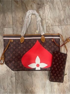 Large mono tote bag